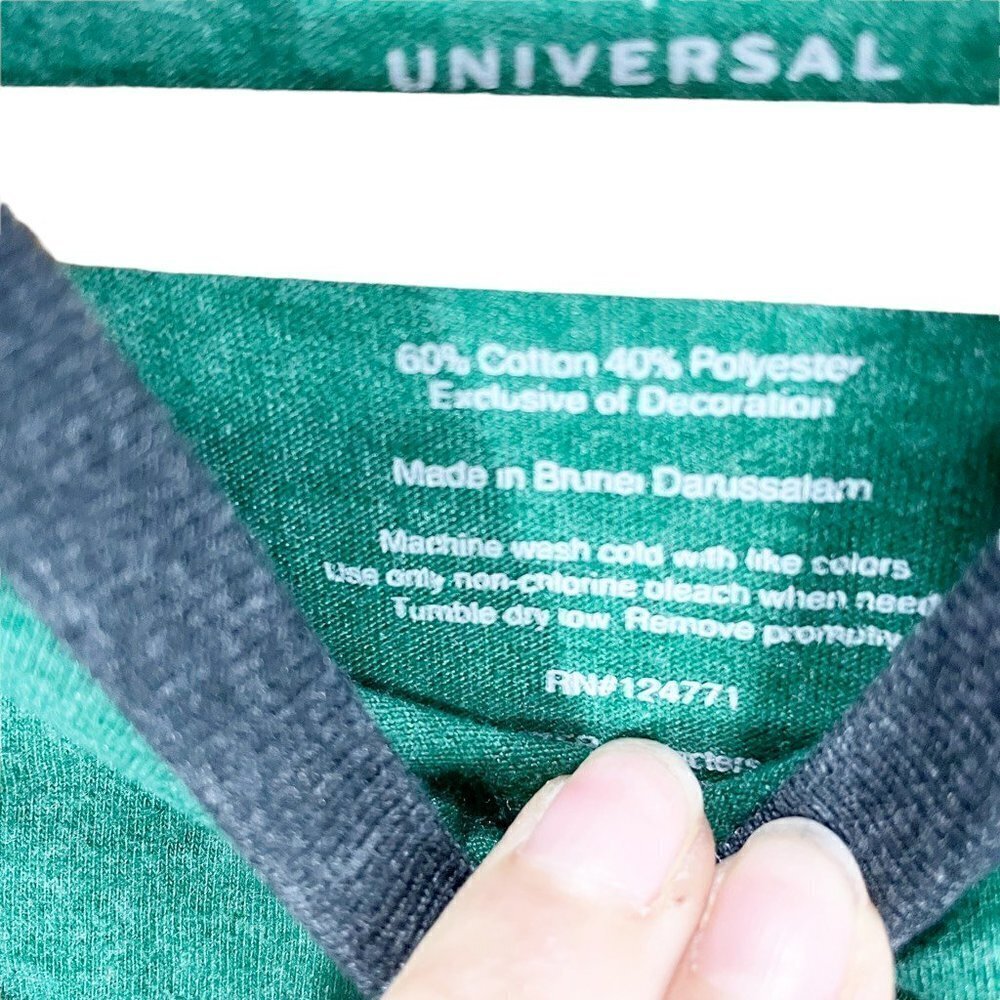 Universal Studios Mens Shrewd‎ Slytherin Graphic T-Shirt Green Harry Potter S - Picture 5 of 5